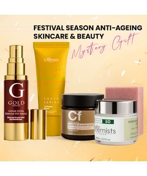 Discover the ultimate solution for youthful skin with our Festival Season Anti-Ageing Skincare & Beauty Mystery Box! This exclusive collection features five premium products valued at over £200, expertly curated to combat signs of ageing and enhance your skincare routine. Each box is packed with high-quality formulations that fight ageing, improve skin texture, and provide essential hydration for a radiant appearance. Perfect as a thoughtful gift or a delightful self-care treat, our mystery box offers a monthly surprise, ensuring your skincare journey remains exciting. Suitable for all skin types and made with cruelty-free ingredients, unbox the secret to embracing your youthful glow today!