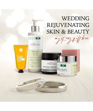 Transform your wedding glow with our Wedding Rejuvenating Skin & Beauty Mystery Gift Box! This luxurious collection features five premium skincare essentials valued at over £200, designed to enhance your natural radiance and combat signs of ageing. Each product is crafted with high-quality ingredients to revitalise dull skin and restore youthfulness, making it perfect for brides-to-be or anyone looking to elevate their beauty routine. Suitable for all skin types, our vegan and cruelty-free products are free from harsh chemicals and artificial fragrances. Experience the joy of discovering new beauty essentials every month, and get ready to shine on your special day! Shop now for the ultimate beauty transformation!