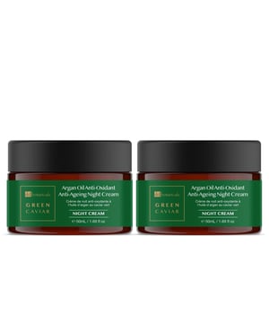 Revitalise your skin overnight with our Green Caviar & Argan Oil Night Cream, designed for all skin types seeking hydration and a youthful glow. This luxurious cream combines the nourishing benefits of green caviar and argan oil to deeply hydrate, brighten, and improve skin texture. Experience lasting moisture, minimised pores, and a refined complexion with its lightweight, non-greasy formula. Perfect for daily use, simply apply a small amount to clean, dry skin each evening for optimal results. Vegan, cruelty-free, and dermatologist-approved, our night cream is free from parabens, sulfates, and artificial fragrances, making it a safe choice for your skincare routine. Shop now and discover the transformative power of this rejuvenating treatment!