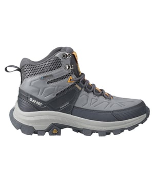 Die Hi-Tec Rainier Herren Wanderschuhe sind für Leistung, Schutz und Komfort konzipiert, egal bei welchem Wetter oder Terrain. Ausgestattet mit AWW (All Weather Wear) Technologie, bieten diese wasserdichten und atmungsaktiven Schuhe ultimativen Komfort und Vielseitigkeit und halten Ihre Füße in jeder Umgebung trocken und bequem.

Gefertigt mit einem leichten synthetischen Obermaterial und einer unterstützenden PU-Überlagerung bieten diese Schuhe Struktur und Haltbarkeit. Eine schützende Gummierung erhöht die Langlebigkeit, während Überlagerungen an Zehen und Ferse vor Abrieb schützen. Der weich gepolsterte Kragen sorgt für einen sicheren Sitz und zusätzlichen Komfort bei langen Wanderungen.

Die Dri-Tec wasserdichte Membran arbeitet unermüdlich daran, Feuchtigkeit fernzuhalten, während die leichte, kompressionsgeformte EVA-Zwischensohle Ihre Füße den ganzen Tag über dämpft. Ein nylonverstärkter Schaft bietet Torsionssteifigkeit und hilft, die Stabilität auf unebenem Boden zu erhalten. Die langlebige Carbon-Gummi-MDT-Außensohle mit tiefen Stollen bietet außergewöhnliche Traktion, die sie ideal für Auf- und Abstiege macht, unabhängig vom Wetter.

Diese Schuhe sind der perfekte Begleiter für jedes Outdoor-Abenteuer und bieten die Zuverlässigkeit und den Halt, den Sie unter allen Bedingungen benötigen.

- AWW (All Weather Wear) Technologie für wasserdichte und atmungsaktive Eigenschaften
- Leichtes synthetisches Obermaterial mit unterstützender PU-Überlagerung für Haltbarkeit
- Schützende Gummierung sowie Zehen- und Fersenelemente zum Schutz vor Abrieb
- Weich gepolsterter Kragen für sicheren Sitz und Komfort
- Dri-Tec wasserdichte Membran hält Feuchtigkeit fern
- Leichte, kompressionsgeformte EVA-Zwischensohle für ganztägige Dämpfung
- Nylonverstärkter Schaft bietet Torsionssteifigkeit und Stabilität
- Carbon-Gummi-MDT-Außensohle mit tiefen Stollen für exzellente Traktion auf unebenem Terrain
- Ideal für Wanderabenteuer bei jedem Wetter und Gelände