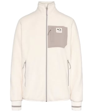 De fleecejack 'Rothe Midlayer' van Kari Traa voor dames combineert modern comfort met hoge functionaliteit. Met haar opstaande kraag en rits biedt ze betrouwbare bescherming tegen wind en kou. Praktische borst- en zijzakken zorgen voor genoeg opbergruimte. Elastische manchetten en een flexibele zoom garanderen een comfortabele, losse pasvorm. De ademende en verwarmende jack is perfect geschikt voor veelzijdige buitenactiviteiten.