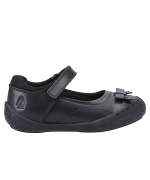 The Martha School Shoes feature a durable TPR sole with a decorative bow, a touch fastening strap for easy on-and-off, and a padded textile collar for comfort. The Micro-Fresh lining keeps feet fresh, while the double-dyed real leather upper reduces scuff marks. With a breathable textile sock, hardwearing outsole, and an approx. 1.2cm heel, these shoes offer style, comfort, and durability for school days.
- Double-dyed leather upper (scuff resistant)
- Touch fastening strap for easy / off wear
- Padded textile collar
- Breathable textile sock and lining
- Durable TPR sole
- hardwearing / durable outsole
- Heel height of approx 1.2cm
- Hush Puppies branding
