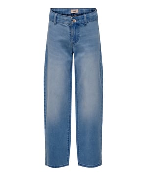 Deze coole jeans is een echt must-have voor casual stijlen! Met zijn wijde pijpen en loose fit biedt hij maximaal draagcomfort en een trendy look. De stonewashed afwerking zorgt voor een stijlvolle, gebruikte uitstraling die elke outfit een moderne touch geeft. Dankzij de rits, knoop en riemlussen kun je hem op maat combineren. De klassieke 5-pocketstijl maakt de broek niet alleen praktisch, maar rondt het ontwerp perfect af. Een geweven label aan de binnenkant zorgt voor een subtiel detail. Perfect voor relaxte dagelijkse looks - combineer hem met sneakers of boots voor een trendy outfit!