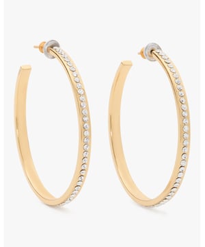 When You Wake Up Late But Need To Feel Put Together: Earrings. When Your Outfit Needs The Perfect Finishing Touch: Earrings. When A Bad Hair Day Requires A Messy Bun: Earrings. You'll Wear This Pair A Lot Is What We're Saying., Hoops