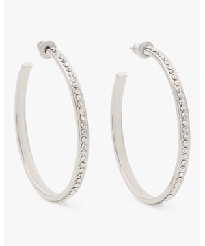 When You Wake Up Late But Need To Feel Put Together: Earrings. When Your Outfit Needs The Perfect Finishing Touch: Earrings. When A Bad Hair Day Requires A Messy Bun: Earrings. You'll Wear This Pair A Lot Is What We're Saying., Hoops