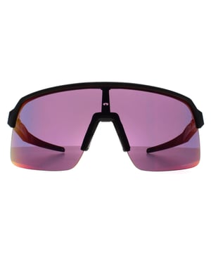 Oakley Rectangle Mens Matte Black Prizm Road Sutro Lite  Sunglasses designed with sports performance in mind, Sutro is a semi-rimless model designed for a better field of view. Made from lightweight O Matter for all-day comfort and durability. Unobtainium nose pads keep them in securely in place as the grip increases with perspiration.
