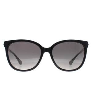 Kate Spade Square Womens Black  Grey Gradient Polarized Britton/G/S  Sunglasses are a modern square frame crafted from lightweight acetate. Whether you're strolling along the beach or navigating the city streets, these sunglasses are a perfect companion for any occasion. Kate Spade's logo features on the temples for brand authenticity.