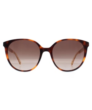 Kate Spade Oval Womens Havana  Brown Gradient Kimberlyn/G/S  Sunglasses Elevate your everyday with the effortlessly refined Kimberlyn/G/S sunglasses by Kate Spade. This design strikes the perfect balance between timeless glamour and modern ease. The oversized square silhouette flatters a variety of face shapes, while subtle gold accents and signature Kate Spade flair bring a touch of elegance to any look. Lightweight, comfortable, and UV-protectiveï¿½these sunnies are made for sun-soaked moments and style that lasts all day.