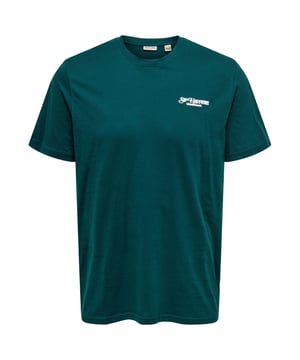 Das Only & Sons T-Shirt für Herren ist der ideale Alltagsbegleiter, der sich durch minimalistisches Design und erstklassigen Tragekomfort auszeichnet. Das einfarbige T-Shirt mit Rundhalsausschnitt bietet eine klassische Passform, die in keiner Garderobe fehlen sollte. Der Frontprint verleiht dem T-Shirt einen modernen Touch, während der Verzicht auf einen Backprint das Shirt subtil und vielseitig macht. Die kurzen Ärmel machen es zum perfekten Begleiter für wärmeres Wetter. Aus hochwertigen Materialien gefertigt, garantiert dieses T-Shirt langanhaltenden Komfort und eine erstklassige Passform, die den ganzen Tag über bequem bleibt.