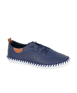 The Mod Comfys Women's Comfort Shoe combines style and practicality for all-day wear. Featuring a soft leather upper, these shoes are designed for both comfort and durability. The elasticated lace closure ensures a snug fit, while the leather comfort sock provides a cushioned feel with every step. For added convenience, the heel pull tab makes it easy to slip them on and off. The PVC sole offers reliable traction and support, making these shoes perfect for daily use. 
 - Leather upper
 - Elasticated lace closure 
 - Leather comfort sock 
 - Heel pull tab for easy on/off wear 
 - PVC Sole
