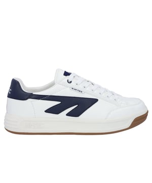 Een lichte casual tennisschoen, thuis op de tennisbaan of op straat.