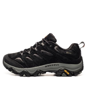 NEW IN  2025 MODEL & COLOUR
Built for rugged trails and unpredictable conditions, the Merrell Moab 3 Mid GTX delivers trusted performance with upgraded comfort and durability. Featuring a GORE-TEX waterproof membrane, it keeps your feet dry while allowing breathability on the move. A protective rubber toe cap and heel guard against abrasions, while the recycled materials used reflect Merrells commitment to sustainability.
Inside, the Moab 3-exclusive footbed contours naturally to your foot, paired with a supportive insole and softer, cushioned midsole for long-lasting comfort. Finished with a Vibram TC5+ outsole for best-in-class grip and durability, these hiking shoes are one of the finest you will ever put on your feet.
NEW IN  2025 MODEL & COLOUR
- Suede leather / textile upper
- GORE-TEX waterproof membrane
- Protective and abrasion resistant rubber heel and toe cap
- Lace up construction
- Partly made from recycled materials
- Exclusive Moab 3 footbed contours to your foot
- Moulded nylon arch shank
- Merrell air cushion in the heel absorbs shock and adds stability
- Vibram TC5+ outsole provides exceptional traction
- Merrell branding