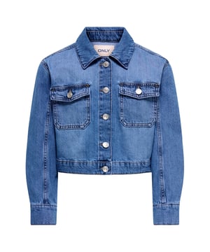 Deze coole denimjas is een echt must-have voor jouw garderobe! Met zijn normale pasvorm en de overlappende schouders zit hij aangenaam losjes en geeft hij elke outfit een casual uitstraling. De klassieke jasjeskraag en de ronde hals zorgen voor een tijdloze look. Opgestikte borstzakken met knoopsluiting bieden niet alleen opbergruimte, maar zetten ook stijlvolle accenten. De één-knops manchetten ronden het ontwerp af en maken individuele draagmogelijkheden mogelijk. Een ingebruiklabel aan de binnenkant maken de look compleet. Perfect voor coole casual stijlen – gewoon aantrekken en je fijn voelen!