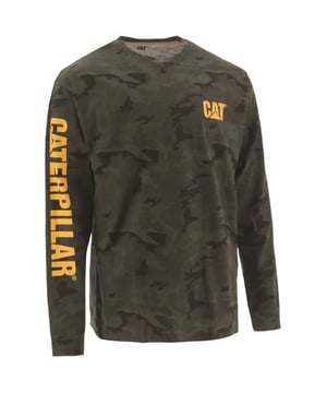 Maak een statement met onze gedurfde Trademark Banner Lange Mouwen T-shirt, gemaakt van premium katoenen jersey van hoge kwaliteit.
