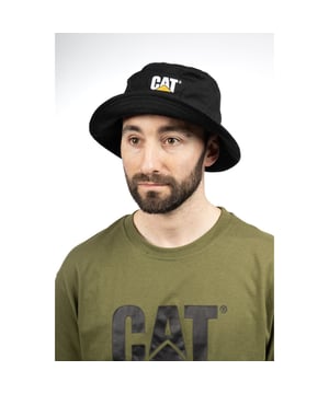 Toon je loyaliteit naar het Cat-merk met onze kenmerkende bucket hat van katoen twill.