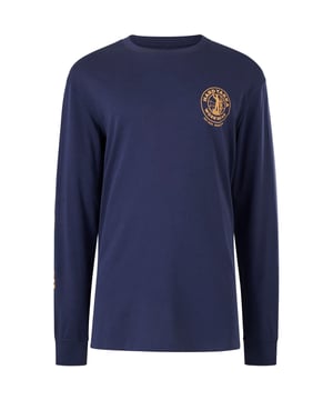 Een regular fit langemouw T-shirt gemaakt van een hoogwaardige, ademende 100% katoen stof, afkomstig van Australische katoenboerderijen. Dit T-shirt heeft een zachte handgevoel en is comfortabel om te dragen.