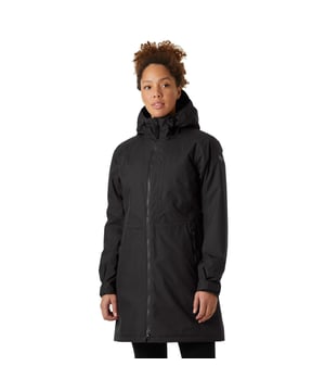 The Westport from Helly Hansen Sportswear is a waterproof, insulated women's raincoat perfect for transitioning between seasons