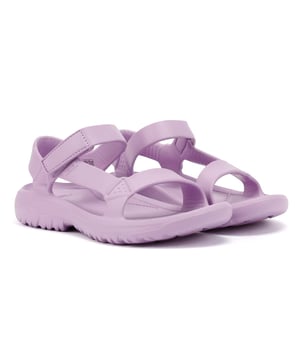 Ultra-lightweight EVA sandals crafted with a full injection-molded design for maximum comfort and durability. Features an easy hook-and-loop closure for a secure, adjustable fit. Water-friendly, vegan, and made with recycled sustainable materials.