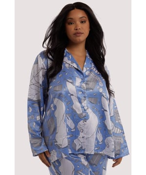 Greek mythology madness...The Logan Spector PJ sets are one of a kind, perfect for cozying up in. Our Artists Pyjamas are all part of our sustainble edit and include recycled polyester.