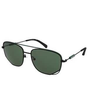 The Calvin Klein Jeans Polycarbonate Green Sunglasses offer a stylish, modern look combined with high-performance features for both fashion and function.
Key Features:
Polycarbonate Frame: 

The lightweight, durable polycarbonate frame ensures long-lasting comfort and strength, perfect for everyday wear.

Green Lenses: 

The green lenses provide excellent contrast and reduce glare, enhancing clarity and comfort in bright conditions, while maintaining natural color perception.

100% UV Protection: 

The lenses provide 100% protection from harmful UVA and UVB rays, ensuring your eyes are shielded from the sun's damaging effects.

Sleek Design: 

The contemporary green lenses paired with the stylish frame make these sunglasses versatile, suitable for a variety of outfits and occasions.

Comfortable Fit: 

Designed with an ergonomic fit, the sunglasses ensure a secure and comfortable wear, even for extended periods.

The Calvin Klein Jeans Polycarbonate Green Sunglasses are the ideal blend of style, comfort, and protection, making them a must-have accessory for those looking for fashionable, high-quality eyewear.