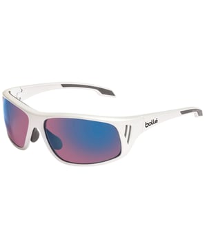 The Bollé Rainier Holographic White Sunglasses offer a unique and modern design with high-performance features, perfect for outdoor activities and those looking for a stylish yet functional eyewear option.
Key Features:
Holographic White Frame: 

The bold holographic white frame gives these sunglasses a futuristic, eye-catching look, combining style with modern aesthetics.

Durable Construction: 

Made from high-quality, lightweight materials, the frame ensures durability and comfort for extended wear, ideal for outdoor adventures.

100% UV Protection: 

The lenses provide 100% UV protection, safeguarding your eyes from harmful UVA and UVB rays during exposure to the sun.

Polarized Lenses: 

The sunglasses are equipped with polarized lenses that reduce glare from reflective surfaces like water, snow, and roads, enhancing clarity and reducing eye strain.

Comfortable Fit: 

Designed with an ergonomic frame, the sunglasses ensure a secure and comfortable fit, making them perfect for sports, driving, or casual wear.

The Bollé Rainier Holographic White Sunglasses combine eye-catching design with advanced lens technology, offering both style and superior protection for those who enjoy the outdoors.