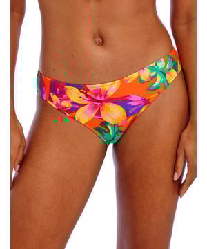 Freya Sun Haze Bikini Brief. Fully lined mid rise swim bottom with moderate coverage. This product is recommended to be washed on a gentle wash cycle.