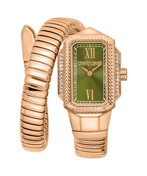 Om de kwaliteit van uw Vera-collectie horloge te behouden, vermijd het gebruik van spiritus, alcohol of parfum, aangezien deze stoffen de afwerking van het horloge kunnen beschadigen. Bescherm het tegen sterke stoten en klappen, omdat dit krassen op de behuizing kan achterlaten of de interne mechanismen kan beïnvloeden. Veeg het horloge na gebruik altijd schoon en controleer regelmatig de batterij om ervoor te zorgen dat het goed functioneert.

Dit model, RC5L115M0055, heeft een groene vierkante wijzerplaat met Romeinse cijfers en heeft een diameter van 22 mm. Het wordt aangedreven door een Citizen Movement 2115 en biedt functionaliteit voor uren en minuten. Het horloge is voorzien van een rosegouden staalband van 12 mm breed en biedt waterbestendigheid tot 30 meter. Het wordt als een enkele eenheid verkocht en omvat geen horlogecombinatie. Het horloge is uitgerust met een mineraalglas en wordt geleverd met een garantie, hoewel deze niet van toepassing is op de leren band of bij accidentele beschadiging.