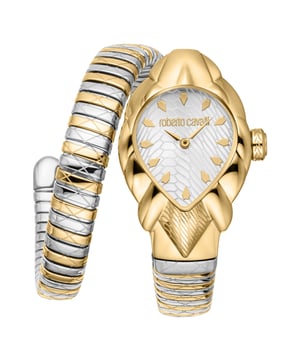 Upgrade je collectie met dit opvallende Roberto Cavalli-horloge, waar luxe samenkomt met modern design. Gemaakt van hoogwaardige materialen, biedt het uitzonderlijke duurzaamheid en nauwkeurige prestaties. De moderne elegantie en verfijnde ambacht maken het een veelzijdige aanvulling op elke collectie.