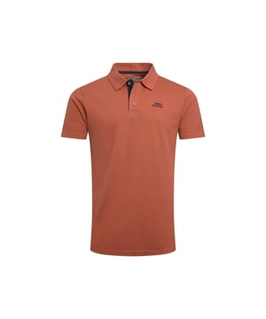100% Organic Cotton. Fabric: Pique. Design: Embroidered, Logo, Plain. Fastening: Button, Pull Over. Sleeve-Type: Short-Sleeved. Neckline: Turn Down Collar. 2 Button Placket, Contrast Button Placket. S: 37 in. M: 40 in. L: 43 in. XL: 46 in. XXL: 49 in. 3XL: 52 in. 4XL: 55 in. 5XL: 58 in.