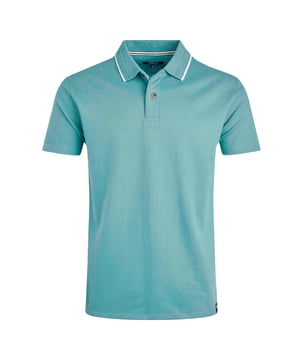 100% Bio-Baumwolle. Gewebe: Trikot, Strukturiert. Design: Unifarben. Etikett mit Logo, Imitat Horn-Knöpfe, Seitenschlitz. Kurzärmlig. Spitzkragen. S: 93,98 cm. M: 102 cm. L: 109 cm. XL: 116,84 cm. XXL: 124,46 cm. 3XL: 132 cm. 4XL: 139,7 cm. 5XL: 147 cm.