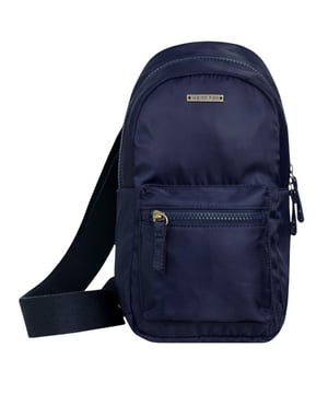Voeringmateriaal: 100% Katoen. Buitensmaterialen: 100% Polyester. Voering: Gedrukt. Hoogte: 30 cm. Breedte: 16 cm. Diepte: 13 cm. Vakken: 1 Voorvak, 1 Interne Zak, Rits. Compartimenten: 1 Hoofdvak. Verstelbare Band, Gepolsterde Rug. Ontwerp: Logo, Effen. Sluiting: Dubbele Rits.