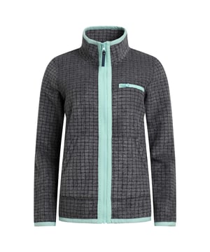 88% Gerecycled Polyester, 12% Viscose. Stof: Geborsteld Achterkant. Ontwerp: Contrastdetail, Raster, Textuur. Zoom: Verlengde Achterkant. Merkenrits, Rubberen Rits. Mouwtype: Lange Mouwen. Halssnit: Opstaande Kraag. Zakken: 2 Zijzakken, 1 Borstzak, Rits. Sluiting: Volledige Rits. 8 UK: 33 in. 10 UK: 35 in. 12 UK: 37 in. 14 UK: 39 in. 20 UK: 45,5 in. 22 UK: 47,5 in. 18 UK: 44 in. 16 UK: 41 in.