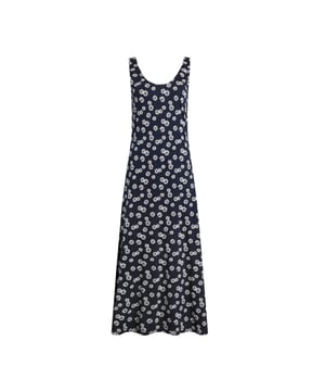 50% Cotton, 50% Modal. Fabric: Jersey, Soft Touch, Stretch. Design: Printed. Neckline: Scoop. Sleeve-Type: Sleeveless. Length: Mid Length. 8 UK: 33 in. 10 UK: 35 in. 12 UK: 37 in. 14 UK: 39 in. 20 UK: 45.5 in. 22 UK: 47.5 in. 18 UK: 44 in. 16 UK: 41 in.
