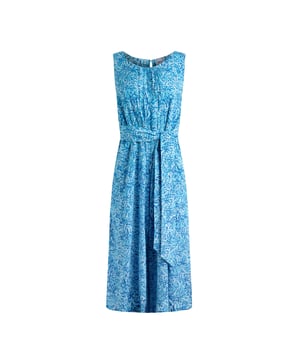 100% LivaEco Viscose. Design: All-Over Print. Pockets: 2 Slip Pockets. Neckline: Round Neck. Sleeve-Type: Sleeveless. Fabric Technology: Breathable, Hypoallergenic, Lightweight, Soft. Fastening: Concealed Zip, Pull-On. Waist Tie. 8 UK: 33 in. 10 UK: 35 in. 12 UK: 37 in. 14 UK: 39 in. 20 UK: 45.5 in. 22 UK: 47.5 in. 18 UK: 44 in. 16 UK: 41 in.