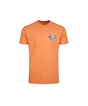 100% Katoen. Stof: Marble Wash, Soft Touch. Ontwerp: Achteraf Drukken, Logo, Zon. Hals: Crew Neck. Mouwtype: Korte mouwen. S: 37 in. M: 40 in. L: 43 in. XL: 46 in. XXL: 49 in. 3XL: 52 in. 4XL: 55 in. 5XL: 58 in.