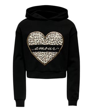 Dieser stylische Pullover bringt einen wilden Touch in deine Garderobe! Mit seinem angesagten Leomuster und dem großen Frontprint setzt du ein echtes Fashion-Statement. Die normale Passform und die normale Länge sorgen für ein angenehmes Tragegefühl, während die überschnittenen Schultern den lässigen Look perfekt abrunden. Rippbündchen an Ärmeln und Saum bieten eine optimale Passform und hohen Tragekomfort. Ein gewebtes Label innen vervollständigt das Design. Perfekt für trendige Outfits – kombiniere ihn mit Jeans oder Leggings für einen coolen Look!