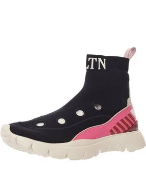 Valentino Garavani Womens Sneaker In Black