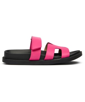 Sandalias Solesister Hope con plantilla rosa para mujer, fabricadas con sintético y suela sintética. Incluyen: tira superior con velcro para un ajuste óptimo, forro y plantilla sintéticos.
