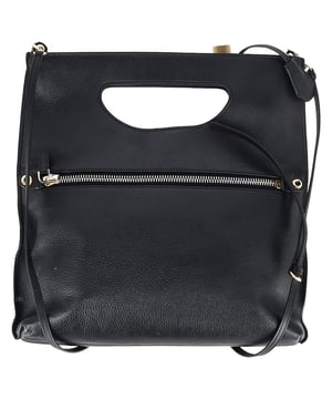 VINTAGE, RRP AS NEW
The Tom Ford Top Handle Shoulder Bag in black leather exudes sleek sophistication, featuring clean lines, polished gold-tone hardware, and a structured silhouette. Designed for versatility, it transitions effortlessly from day to evening with refined ease. **Style tip:** Carry it with a tailored blazer and pointed-toe heels for a sharp, high-glamour finish.

Tom Ford Top Handle Shoulder Bag in Black Leather

Condition: Excellent
Signs of wear: No retail tag, No visible sign of wear., 
Packaging: None
Color: Black
Material: Leather | leather
Size: One Size | One Size
Measurements: Width: 70; Height: 330; Length: 370; Handle drop: 60; Strap length: 0
SKU: NAPPUGBBA487517W