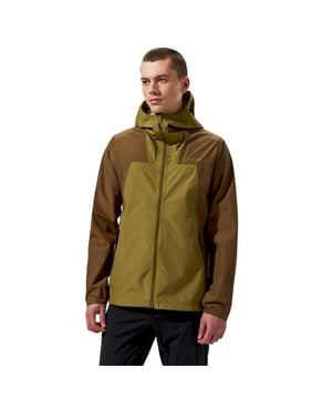Men's Berghaus Deluge Pro 3.0 Waterproof Jacket. Two zip hand pockets so stuff doesn’t fall out. Storm flaps over the zips to stop rain getting in. Elasticated cuffs and adjustable hem for a close fit. Waterproof - 2.5 layers of Hydroshell® laminated goodness. Breathable fabric let’s any sweat vapour out. Material: 100% Polyester. Ref: 4A001729KW2.