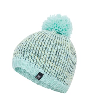 Dare 2b Juniors Imagination II Beanie. Stay cosy on winter adventures. The recycled acrylic knit provides a soft, durable and stylish finish. The beanie comes with a warm jersey lining. It's finished with a fun bobble detail. Material: 50% Acrylic, 50% Polyester (Recycled). Ref: DKC3311AM.