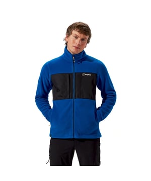 Men's Berghaus Prism Guide InterActive Polartec Fleece. Plenty of pockets for those extra bits you end up needing when you’re out and about. We’ve thrown in an InterActive zip and connection points that can be used with any other of our InterActive jackets. Overlay panels across chest for increased durability. Adjustable single hem and a stand up collar for extra warmth. Material: 100% Polyester. Ref: 4A001640KW3.