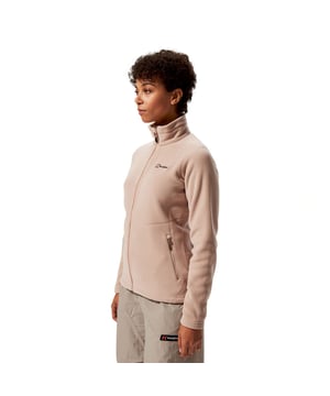 Women's Berghaus Prism InterActive Polartec Fleece. Put changeable weather in its place with our highly insulated, handy mid-layer. Chilly days are no match for Polartec® Classic fleece which has an impressive warmth to weight ratio. Great for powering up hillsides, the highly durable fabric also has a soft hand feel, keeping you comfortable all day long. Great on its own or perfect to zip into any Berghaus outer from the InterActive range, you can add an extra layer with ease when you need it, making this a great choice whatever the weather. Material: 100% Polyester. Ref: 422264KV7.