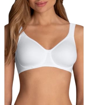 Rosa Faia Twin Underwired Moulded Bra. Underwired bra with full coverage moulded cups, double layer cup construction and soft microfibre material. This product is recommended for hand wash only.