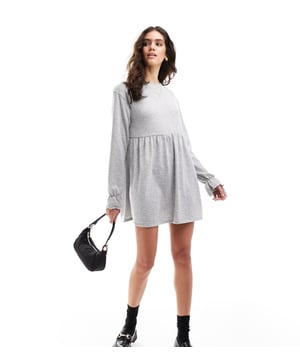 Dresses by Miss Selfridge  Plain design Crew neck Fluted sleeves Regular fitSold By: Asos