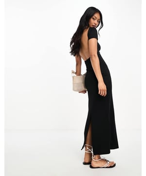 Dresses by ASOS DESIGN Best dressed: secured High neck Cap sleeves Open back Regular fitSold By: Asos