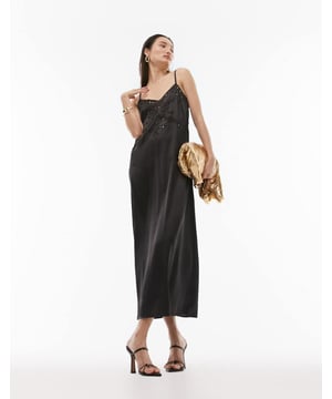 Dresses by Topshop Welcome to the next phase of Topshop V-neck Adjustable straps Cut-out detail Regular fitSold By: Asos