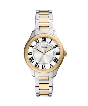 Deze Fossil Gilmore Analoge Horloge voor Mannen is het perfecte tijdpiece om te dragen of als cadeau te geven. De Multicolour 38 mm Ronde behuizing in combinatie met de comfortabele Multicolour RVS horlogeband zorgt ervoor dat je kunt genieten van dit verbluffende horloge zonder enige compromissen. Aangedreven door een hoogwaardige Kwartszysteeme en waterbestendig tot 5 bar, blijft je horloge tikken. Elegant en modieus horloge dat geschikt is voor het dagelijks leven van elke vrouw. Het is een geweldig cadeau voor je familie en vrienden. Dit Analoge horloge heeft een kalenderfunctie: Datum. Hoogwaardige 21 cm lengte en 17 mm breedte Multicolour RVS band met een opklapbare sluiting met drukknop. Behuizingdiameter: 38 mm, behuizing dikte: 10 mm, behuizingkleur: Multicolour en wijzerplaatkleur: Zilver.