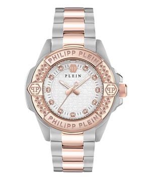 This Philipp Plein Plein Majesty Analogue Watch for Women is the perfect timepiece to wear or to gift. It's Multicolour 38 mm Round case combined with the comfortable Multicolour Stainless steel watch band will ensure you enjoy this stunning timepiece without any compromise. Operated by a high quality Quartz movement and water resistant to 5 bars, your watch will keep ticking. The Plein Majesty is ready to conquer the feminine universe. This Analogue watch has a function: Luminous Hands High quality 19 cm length and 20 mm width Multicolour Stainless steel strap with a Deployment clasp Case diameter: 38 mm,case thickness: 9.5 mm, case colour: Multicolour and dial colour: White