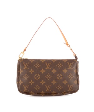Louis Vuitton Taschen Accessory Pouch  Beutel und Braun Beschichtete Leinwand und Goldenes Messing hardware. Das Produkt ist auf In Uitstekende Staat (A).
  Abmessungen: 22x13x2 cm 
  Zubehör inklusive: None
  Zustand Notes: Light cracks on vachetta strap
  BrandCo Paris hat seltene Artikel und die besten Konditionen zu unglaublichen Preisen vorgestellt. ¡Vale la pena tener paciencia! Kaufen Sie mit Vertrauen: Alle Artikel von BrandCo Paris sind von unserem Expertenteam ausgewählt und authentisch.
  Alle Artikel enthalten ein Echtheitszertifikat und wurden von BrandCo Paris übernommen.
  Tabelle zur Klassifizierung des Artikelzustands
  N (wie neu)
  AA (perfekter Zustand)
  A (ausgezeichneter Zustand)
  AB (sehr guter Zustand)
  B (gut/mittelmäßig)